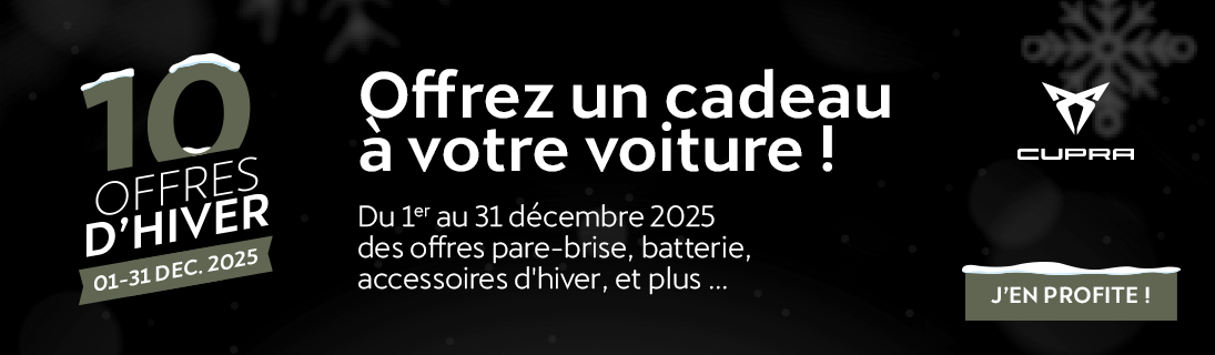 Découvrez nos 10 offres d'Hiver